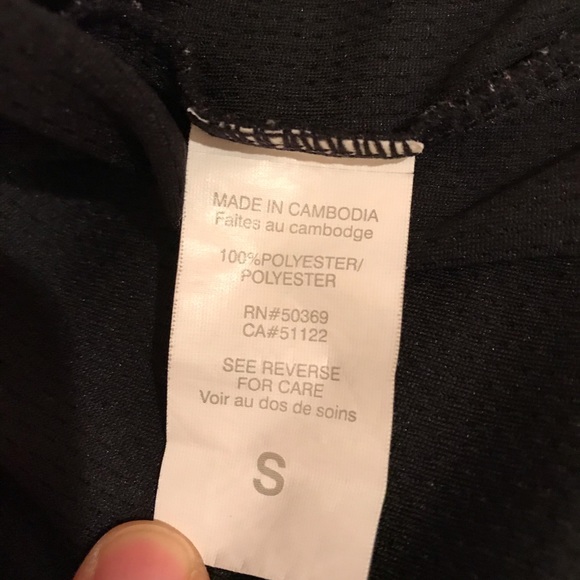 Jockey Athletic Pullover Quarter Zip Womens Size Small Black White Long Sleeve - Picture 14 of 14